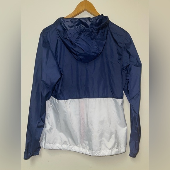 Columbia Women's Center Ridge Lightweight Windbreaker Jacket White Blue Size Med - Picture 2 of 5